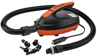 MMS AirTrack Autopomp 12V – Compact & Krachtig – Instelbare Druk met Digitaal Display – Voor AirTrack & SUP