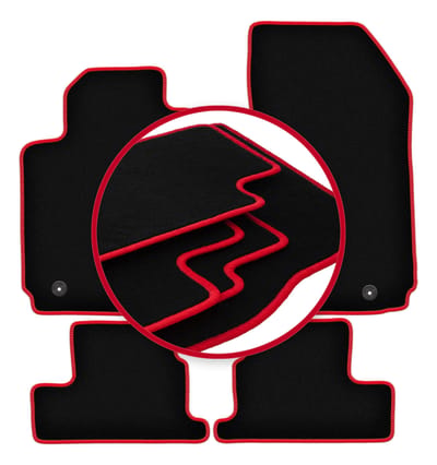 CARLUX-RED automatten voor: Alfa Romeo Brera coupé (2005-2010)