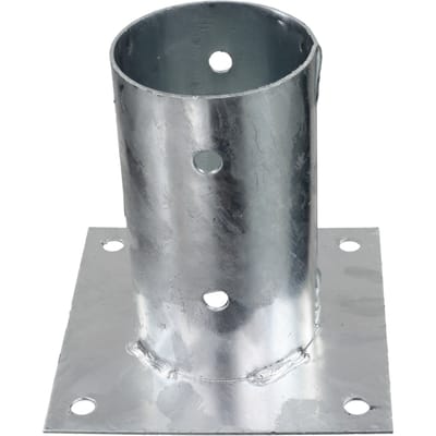 Voetsteun paalvoet tuinscherm paalhouder rondhout 101mm