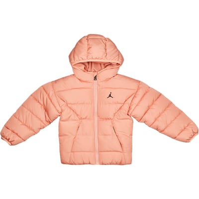 Jordan Brooklyn Puffer Jassen Peuter - Roze - Maat 116 - 122 CM - Poly Woven