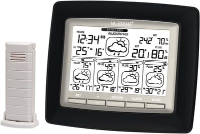 Nauwkeurig Weerstation met Satellietvoorspelling en Binnen/Buiten Sensoren