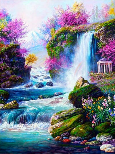 VDTOYS® DIAMOND PAINTING volwassenen - VDTB169 - vierkante steentjes - full - groot formaat - nieuwe tekeningen - 45 op 55 cm (canvas) - 40 op 50 (foto)