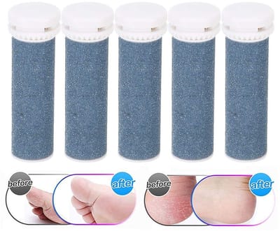 Dailygoods - Grove reserverollen - Eeltverwijderaar - Wasbaar en duurzaam - Extra grof - Pedicure-gereedschap - Geschikt voor uniseks voeten