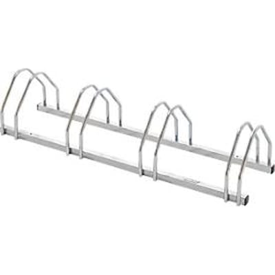 Schäfer Shop Select fietsenrek, 1-zijdig, voor 4 fietsen, 2 x voor bandbreedte 55 mm + 2 x voor bandbreedte 70 mm, B 330 x D 1170 x H 250 mm, staal