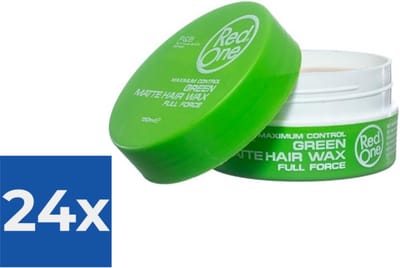 Redone Haar Styling Wax - 150 ml. - Groen - Aqua Hair Gel Wax - Voordeelverpakking 24 stuks