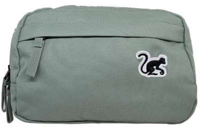 Crossbody heuptas - Hondentas - Unisex tas voor volwassenen - 2 liter - Gerecycled (saliegroen)