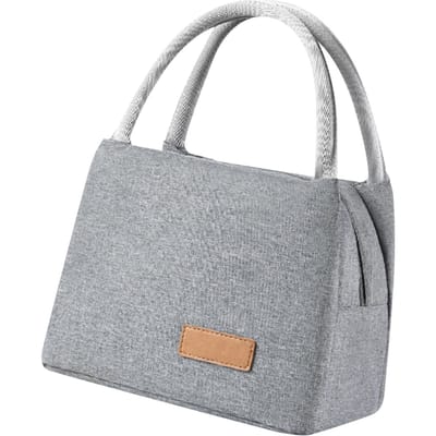 Sac à déjeuner épaissi Ion 300D feuille d'aluminium isolé sac à bento pour bureau école pique-nique gray