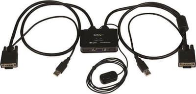 StarTech.com 2 Port USB VGA Cable KVM Switch