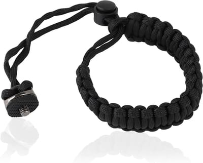Verstelbare D-ring Strap 360 x 3 cm voor Actiecamera's, Stabilizers en Selfiesticks van Hoogwaardig Nylon Maritiem Touw