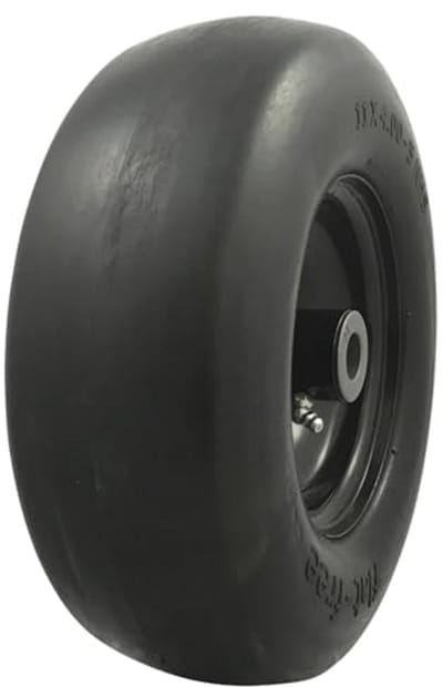 Banden en Wielmontage - Universele Flat-Free Pasvorm 11 x 4.00-5 - Reservebanden voor Zero Turn Grasmaaier - Adapterset Inbegrepen