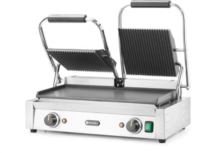 Contactgrill met Glad en Geribbeld Rooster - Panini Grill tot 300°C