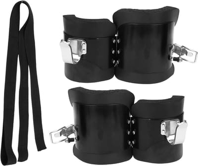 Krachttraining Apparatuur | Verstelbare Core Training Oefenaar - Sit Up Inversie Laarzen | voor Mannen Tieners Volwassenen Indoor Reizen Gym Fitness Sit Up