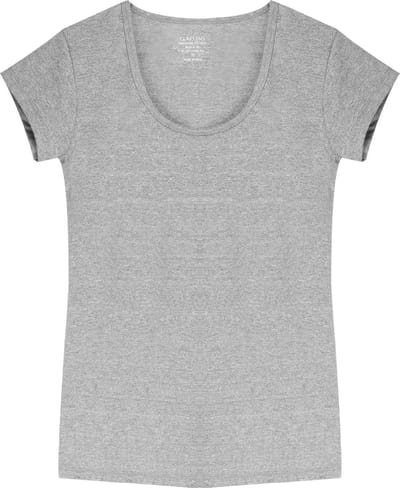 Claesen's® - T-Shirt Cotton/LycraN 8015-Grey Melee-XL
