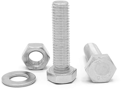Zeskantschroeven M12 - Roestvrij staal - Robuuste bevestiging - Corrosiebestendig AISI 304 - 25 stuks M12x120mm - Zilverkleurig