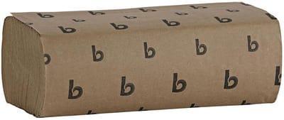 Multi-Fold Papier Handdoeken voor Keuken en Toilet - Bruin