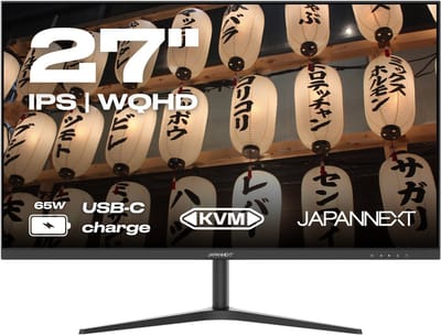 Bureaumonitor 27'' inch WQHD 75 Hz JN-IPS27WQHDR-C65W