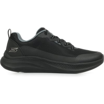Skechers Bobs Moda Flex Textiel Dames Zwarte Sneakers