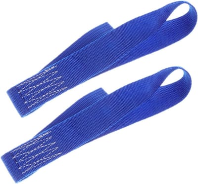 Spanbanden met Karabijn - Bevestigingsriemen Lusbanden - Vracht Vastzetten - Duurzaam Nylon Materiaal - 40.5 cm - Blauw