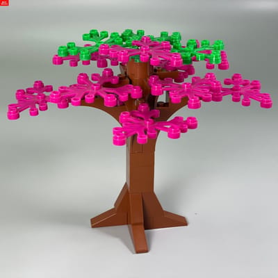 MOC Stenen Berg Bloemen dier spin Stam Boom DIY Rots Educatieve Bouwstenen Speelgoed Kinder speelgoed ideaal voor cadeau