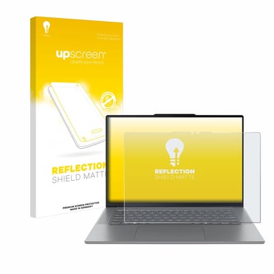 upscreen - Screenprotector voor Lenovo Yoga Slim 7 Gen 10 14" Aura Edition - Folie Beschermfolie anti glare matte