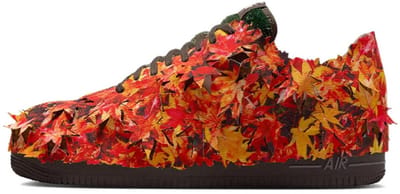 Nike Air Force 1 Low LX Leaf Camo Unisex Sneakers Oranje Olijfgroen-Flax Zeil IM8062-368 44 brown