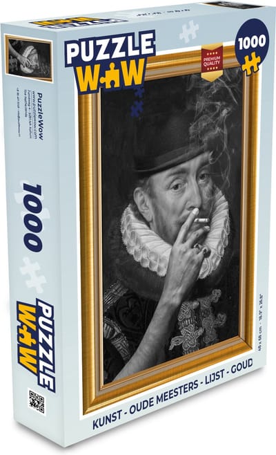 Puzzel Kunst - Oude meesters - Lijst - Goud - Legpuzzel - Puzzel 1000 stukjes volwassenen