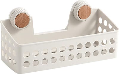 Opbergrek met zuignappen, grote capaciteit, hoog draagvermogen, eenvoudig te installeren, opbergrek voor badkamer en douche, waterdicht opbergrek