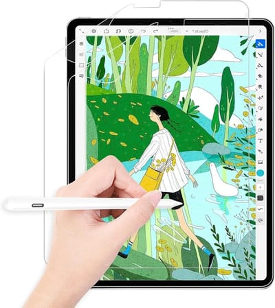 Set van 2 Screenprotectors voor iPad Air 5/4 en iPad Pro 11 Inch - Matte Papier Effect, Antireflectie en Vingerafdrukbestendig voor Teken- en Schrijfwerk