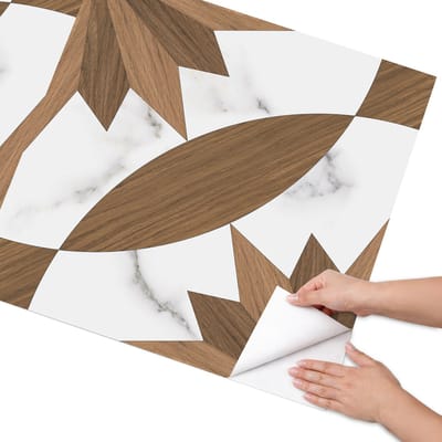 Coloray Meubel Wrap Folie - Bruin Meubelfolie - 75x150 cm - Plakfolie Meubels Hout en marmer - Decoratiefolie Zelfklevend - Modern Meubelfolie - Meubelfolie Zelfklevend - Badkamer decoratie - Texturen