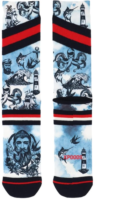 XPOOOS - Sailor Heren Sokken - 1-Pack - Maat 39-42