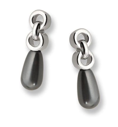 Orphelia  ZO-5787 - Oorhangers - Zilver 925 - Parel - 2.2 cm