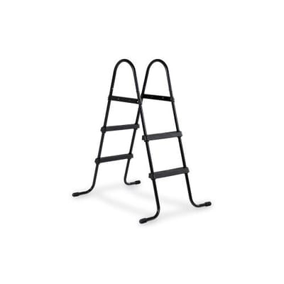 EXIT Zwembadtrap Framehoogte 60-90cm - Zwembadladder - Anti-Slip - Opklapbaar - Zwembad Accessoire - Zwart