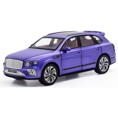 1:24 Schaal Bentayga Auto Modellen Legering Diecasts Speelgoed Voertuigen 6 Deuren Kunnen Worden Geopend Met Pull Back Speelgoed Volwassen Collectie Ornament