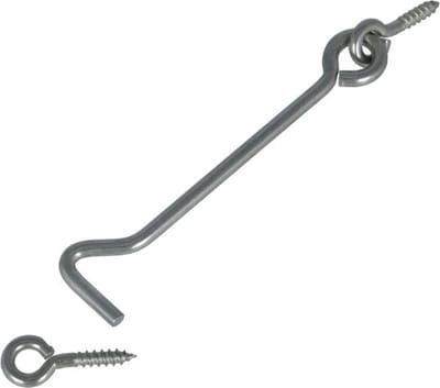 Windhaak 100 mm RVS