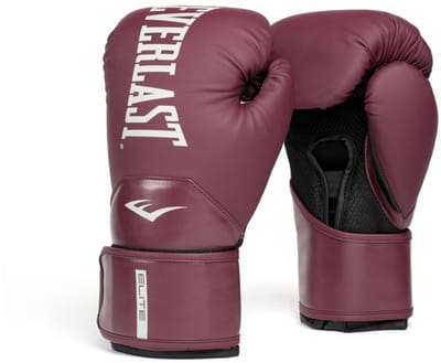 Everlast Elite 2 Boxing Gloves Bordeaux 12-OZ