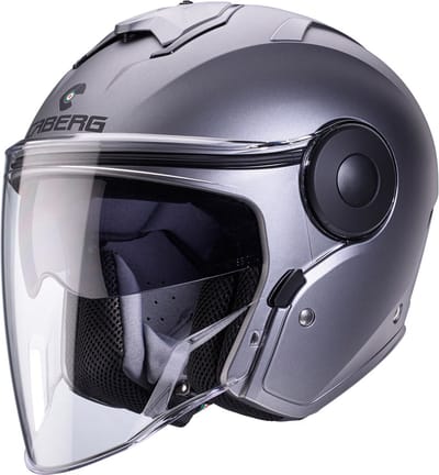 Caberg Jet Soho motorhelm mat titanium - Maat M