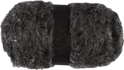 Gekaarde Wol, natural grey, 100 gr/ 1 bol