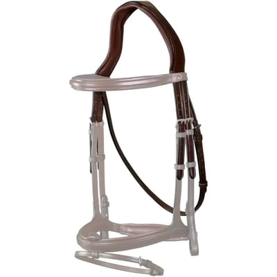 Halsband voor paardrijden in S met borstsluiting Dy'on New English Collection