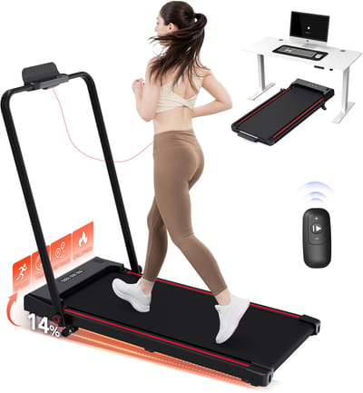 CITYSPORTS ZX2P Loopband - Loopband met leuningen - Wandelband - Walking pad -loopband met helling 14% - 1-12KM/H - 120KG