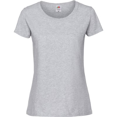 Fruit of the Loom Dames/Dames Iconic 190 T-Shirt (Heide Grijs)