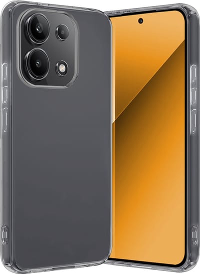Hoes - Geschikt voor Xiaomi Redmi Note 13 4G - Sterk & Shockproof - Hoesje Cover - Siliconen Case - Transparant