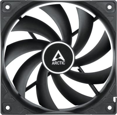 Arctic F12 behuizingsventilator - Case ventilator - 120mm - Black - 23 dBA