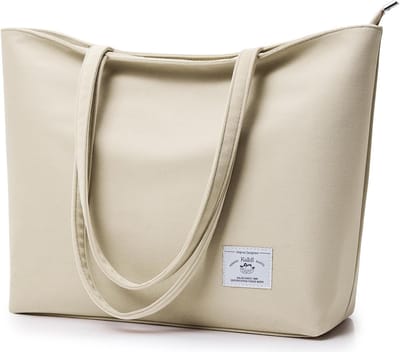Stijlvolle Suède Draagtas voor Dames - Laptop Schoudertas voor School, Werk en Winkelen