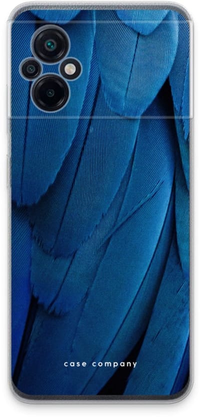 Case Company® - Hoesje geschikt voor Xiaomi Poco M5 hoesje - Pauw - Soft Cover Telefoonhoesje - Bescherming aan alle Kanten en Schermrand