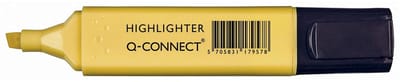 Q-CONNECT markeerstift pastel, geel 10 stuks