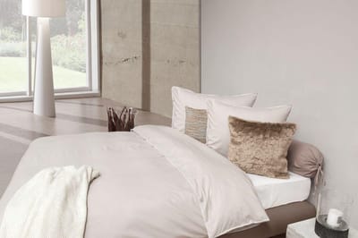 Heckett & Lane Candace Dekbedovertrek - Tweepersoons - 200x200/220 cm - Zilver