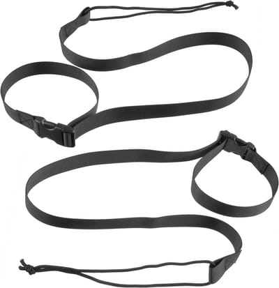 Verstelbare Snowboard Straps Set van 2 - Duurzame Nylon Bindingen, Geschikt voor Kinderen en Volwassenen, Snel en Veilig Bevestigen van Snowboard Boots