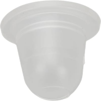 100 pcs Godets d'encre de tatouage Jetables en Silicone Godets à Pigment de Tatouage Transparents Porte-encre M white