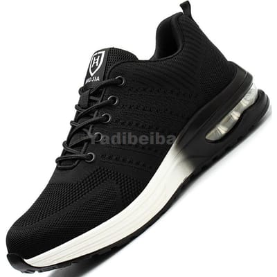 Veiligheidsschoenen Heren Dames Werk Veiligheidsschoenen Stalen Neus Kevlar Lekvrij Luchtkussen Sneakers Lichte Mode Werkschoenen Unisex 41