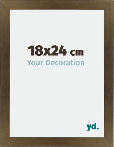 Your Decoration - Fotolijst 18x24 cm - MDF - Brons Decor - Mura